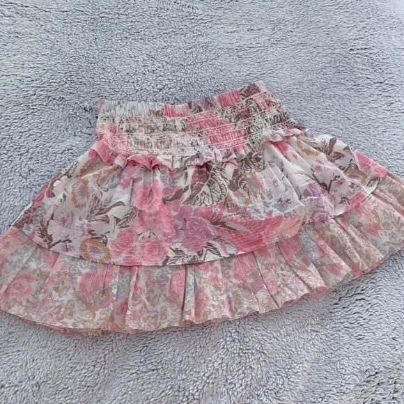 LoveShackFancy Romita Skirt in Dew Drop NWOT